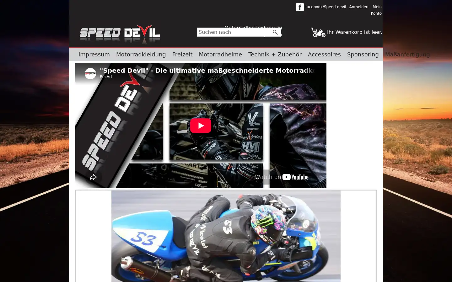 Screenshot of speed-devil.de
