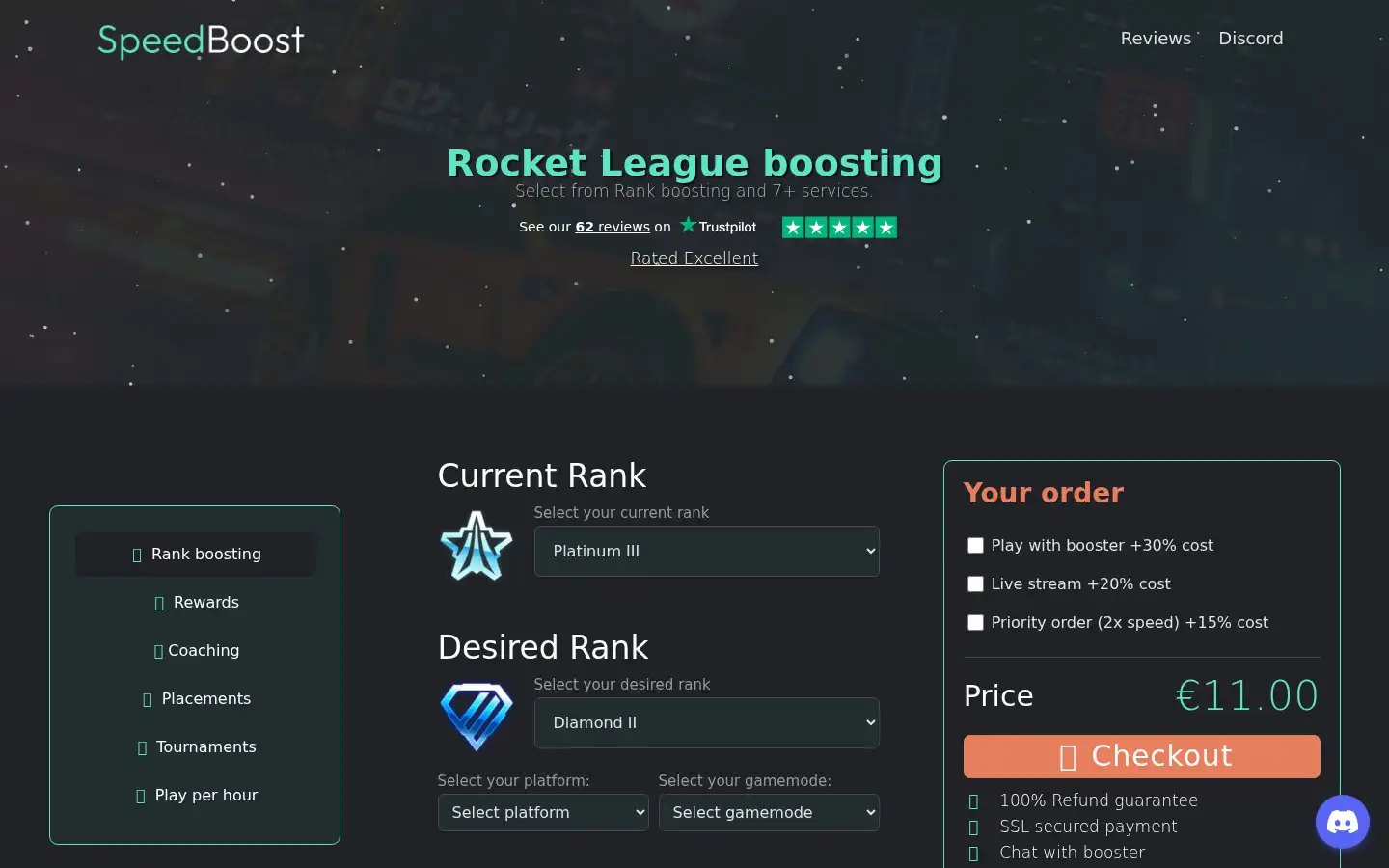 Screenshot of speedboostrl.com