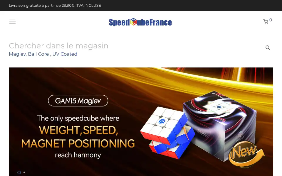 Screenshot of speedcubefrance.com