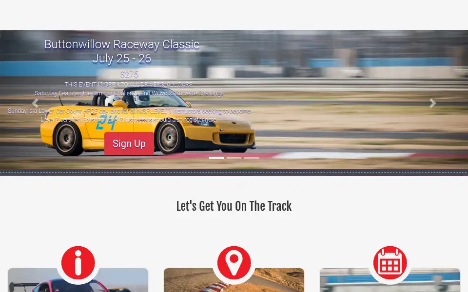 Screenshot of speedventures.com