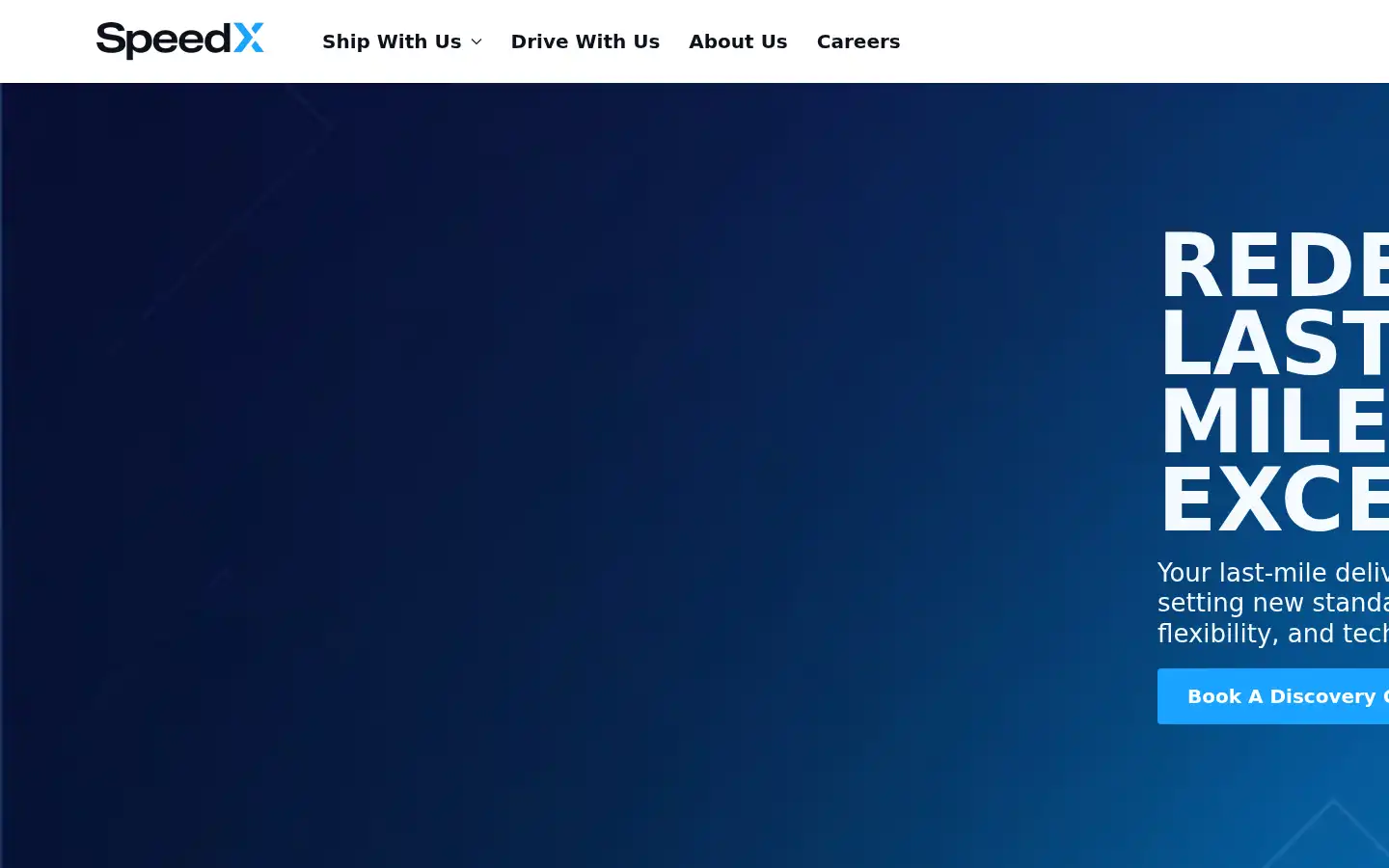 Screenshot of speedx.io