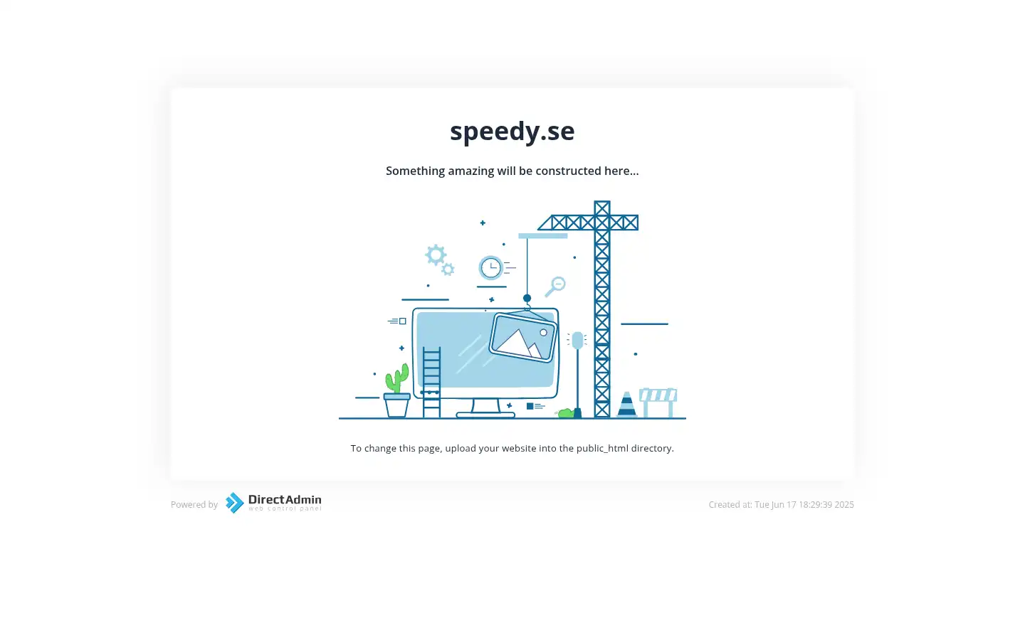Screenshot of speedy.se