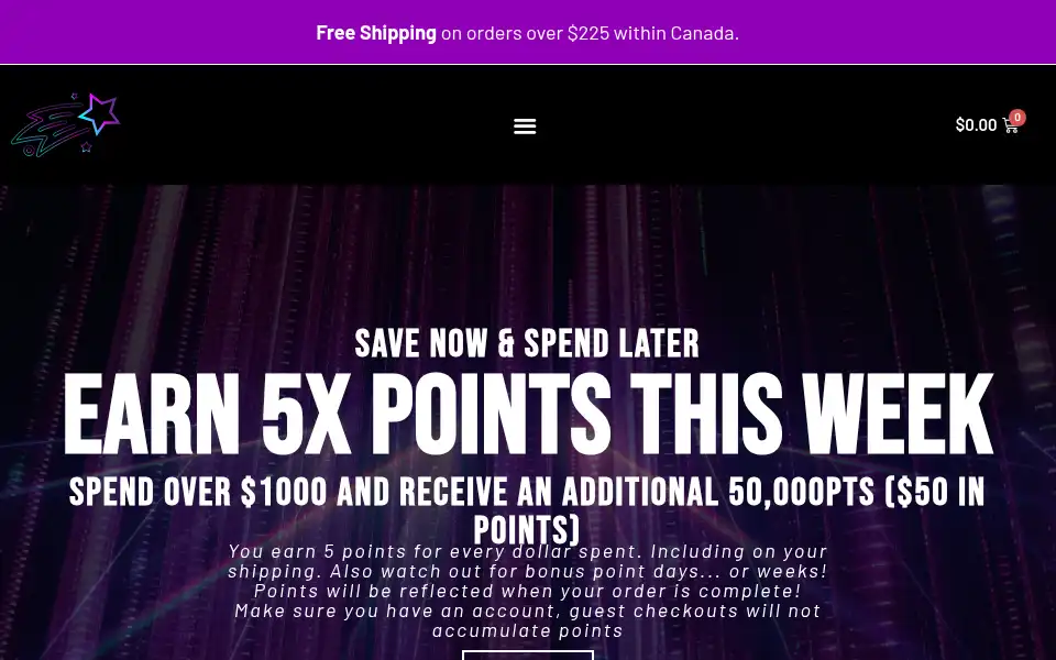 Screenshot of speedycharms.com