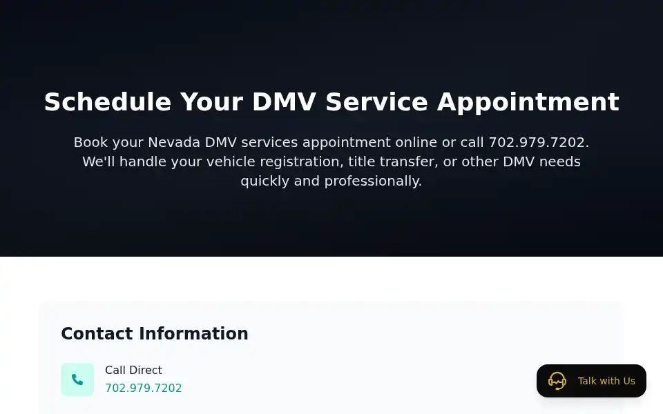 Screenshot of speedydmvservices.com