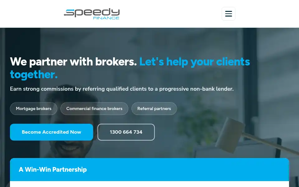 Screenshot of speedyfinance.com.au