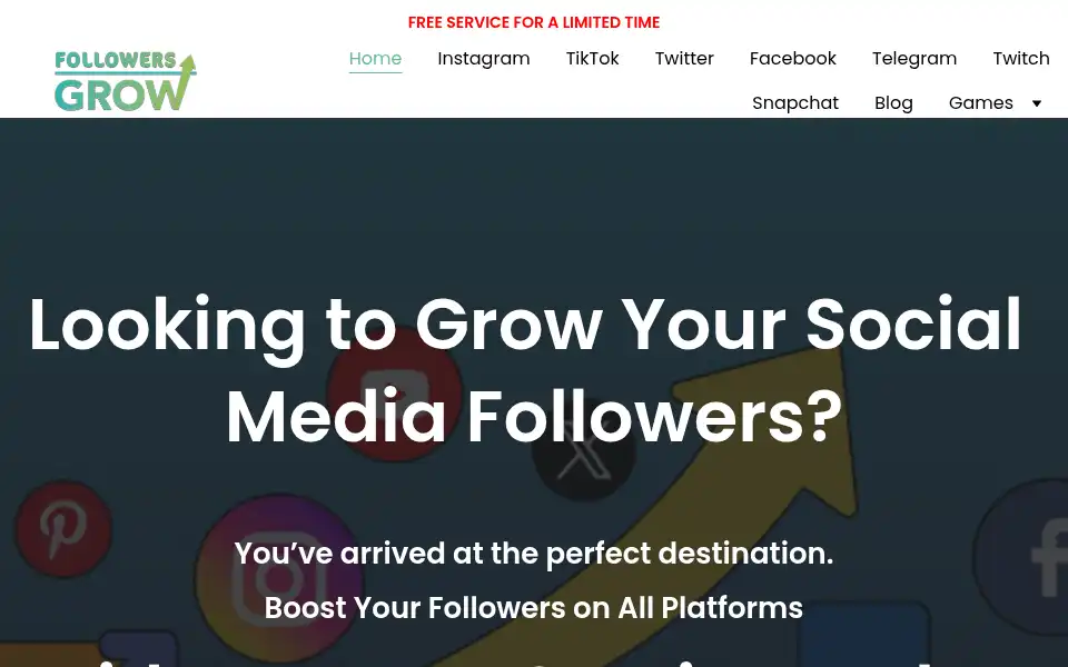 Screenshot of speedyfolowers.com