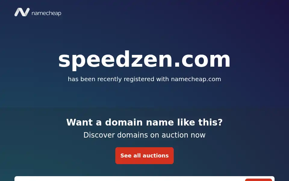 Screenshot of speedzen.com