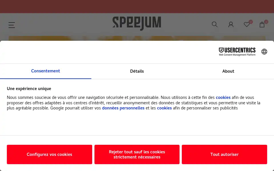 Screenshot of speejum.com