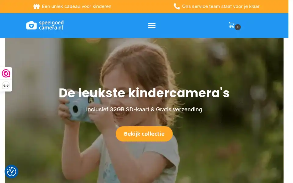 Screenshot of speelgoedcamera.nl