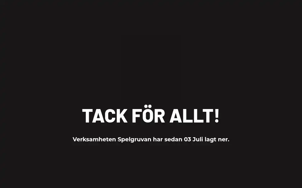 Screenshot of spelgruvan.se