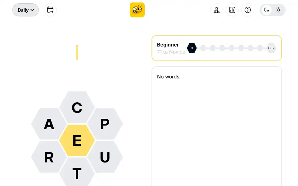 Screenshot of spellbeegame.com