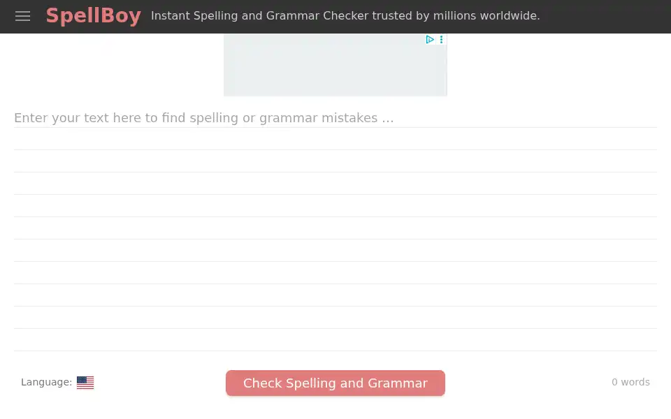 Screenshot of spellboy.com