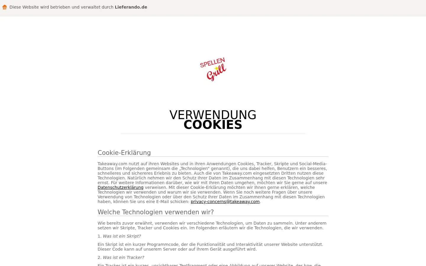Screenshot of spellen-pizzeria-doener-grill-voerde.de