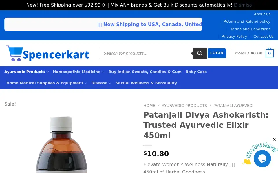 Screenshot of spencerkart.com
