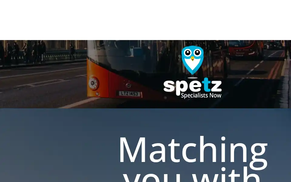 Screenshot of spetz.co.uk
