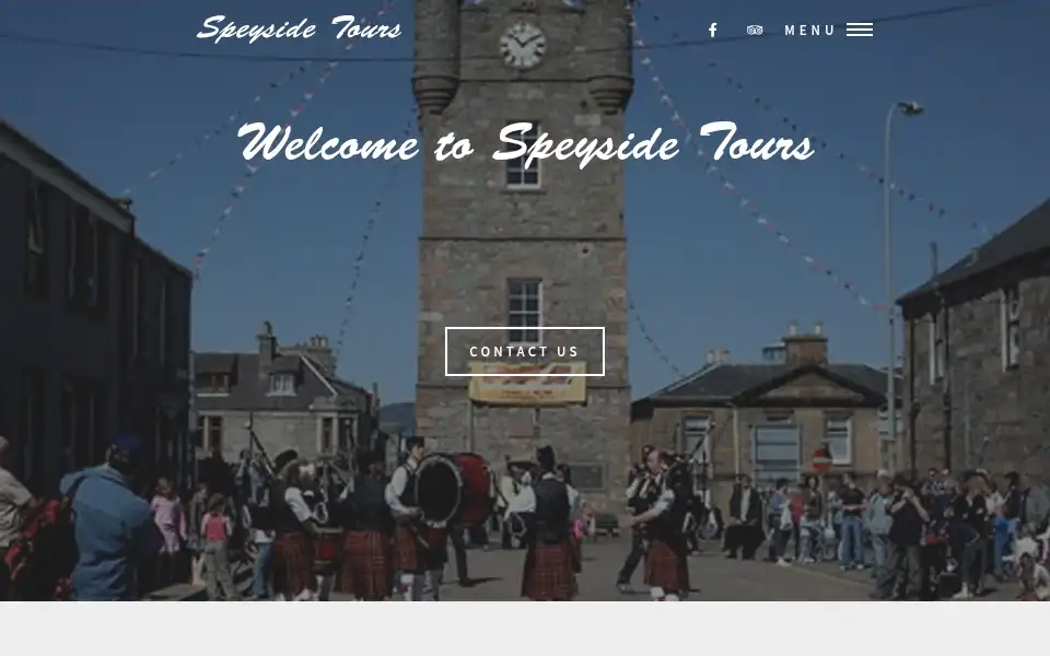 Screenshot of speysidetours.co.uk