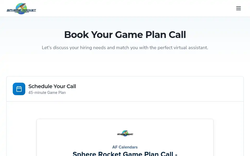 Screenshot of sphererocketva.com