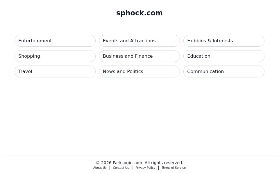 Screenshot of sphock.com