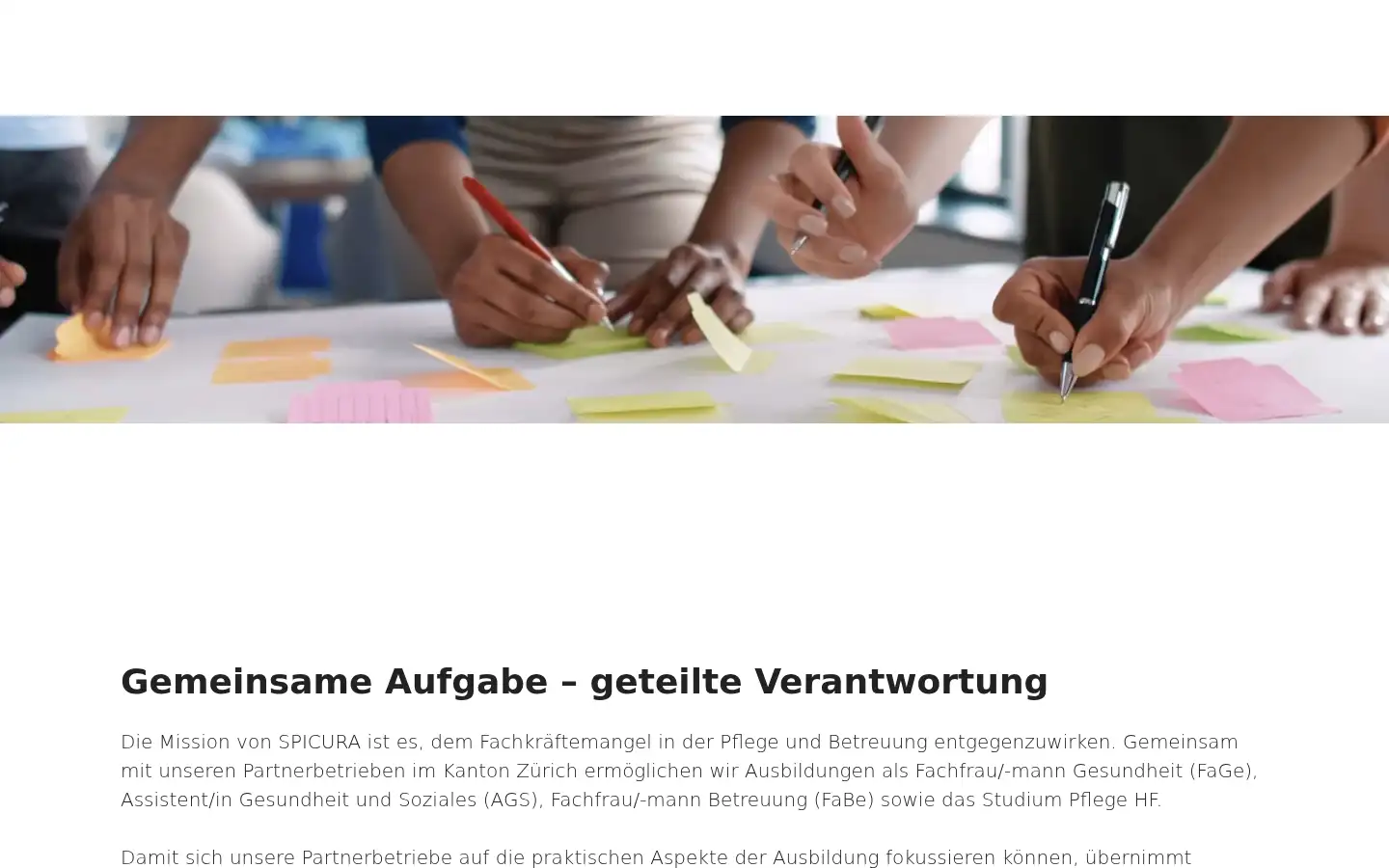 Screenshot of spicura.ch