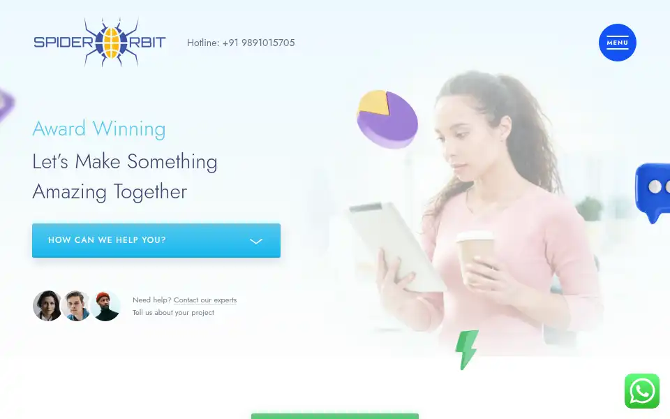 Screenshot of spiderorbit.net