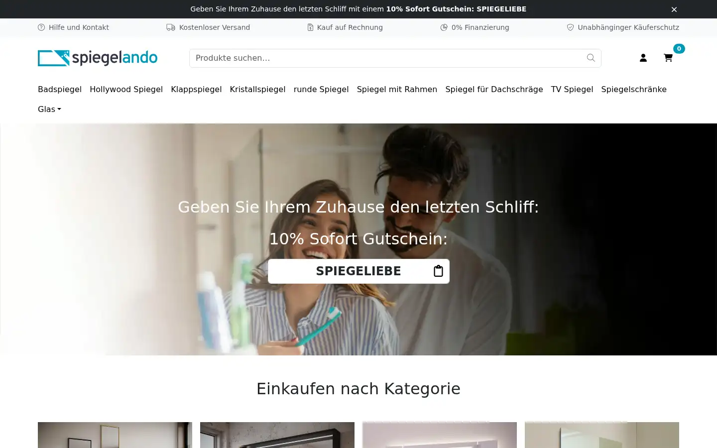 Screenshot of spiegelando.de