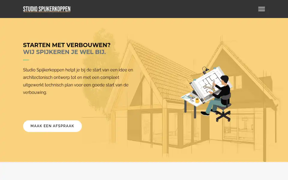 Screenshot of spijkerkoppen.nl