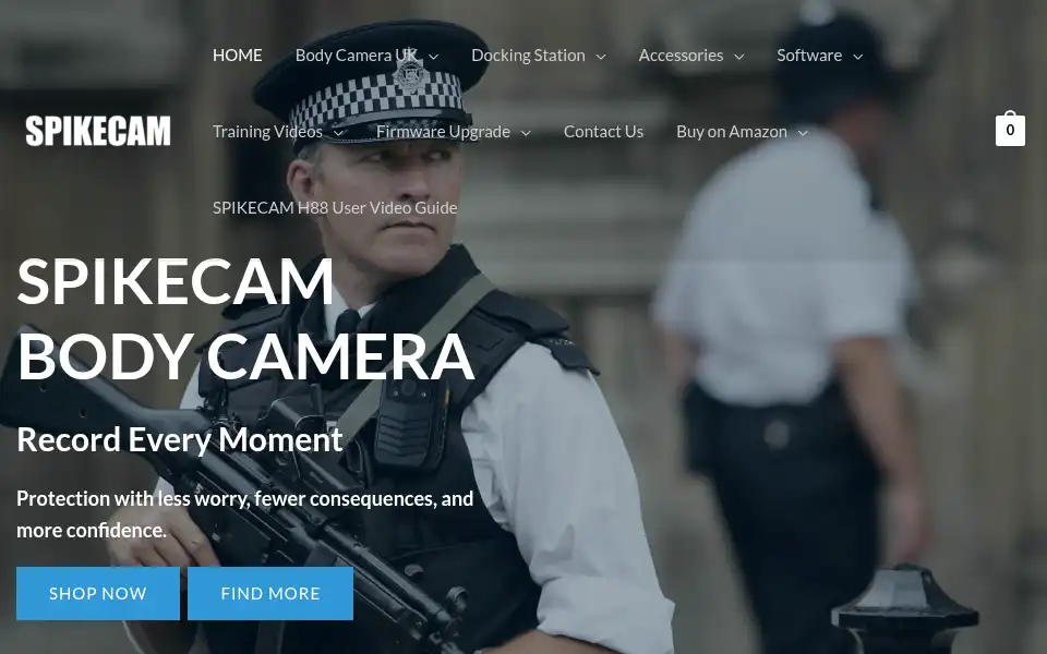 Screenshot of spikecam.com