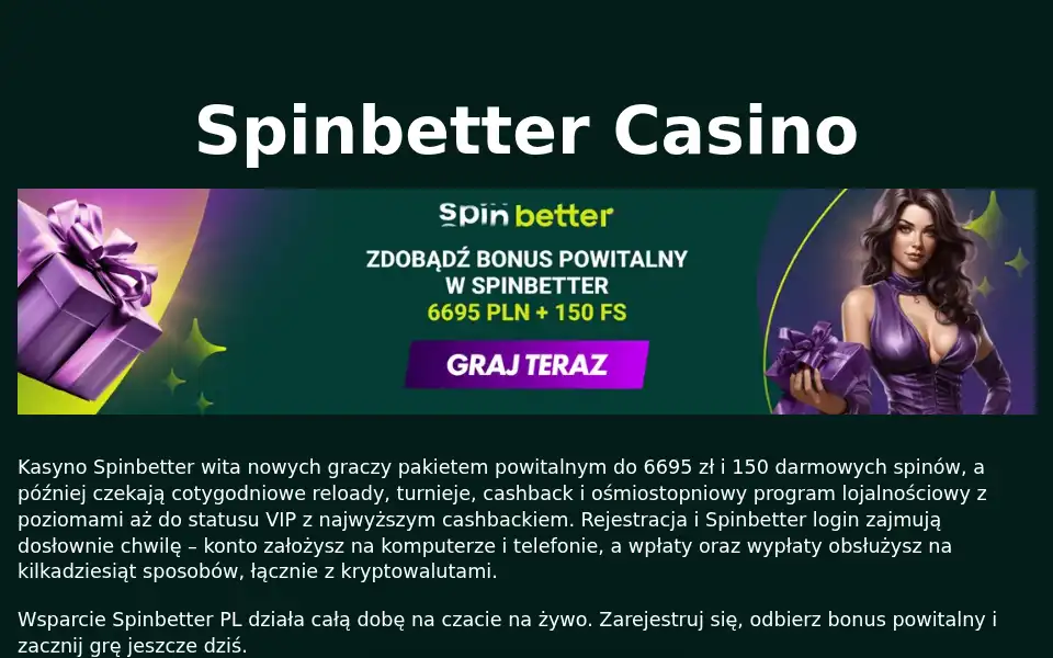 Screenshot of spin-better.com.pl