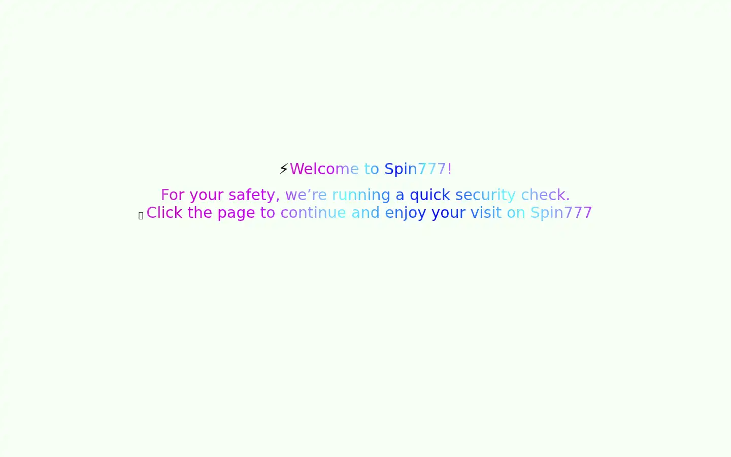 Screenshot of spin777.in