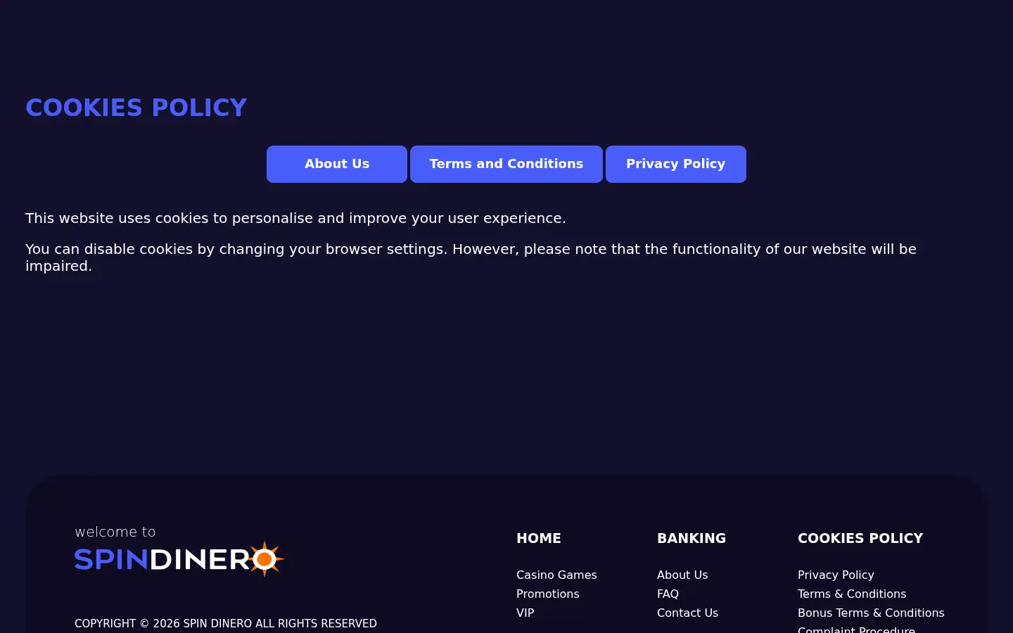 Screenshot of spindinero.com