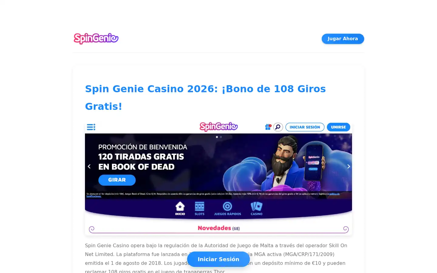 Screenshot of spingenie.org.es