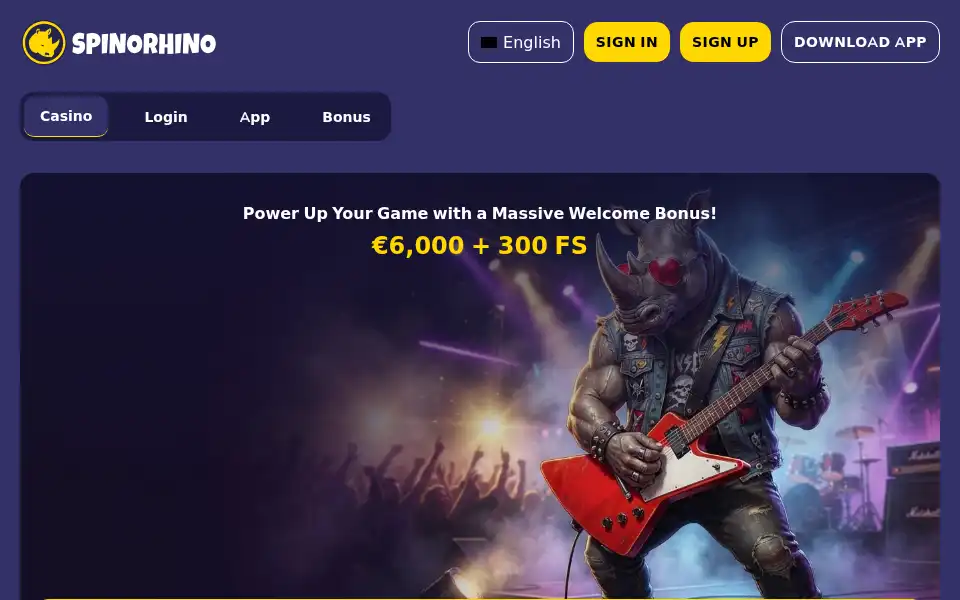 Screenshot of spinorhinoie.com