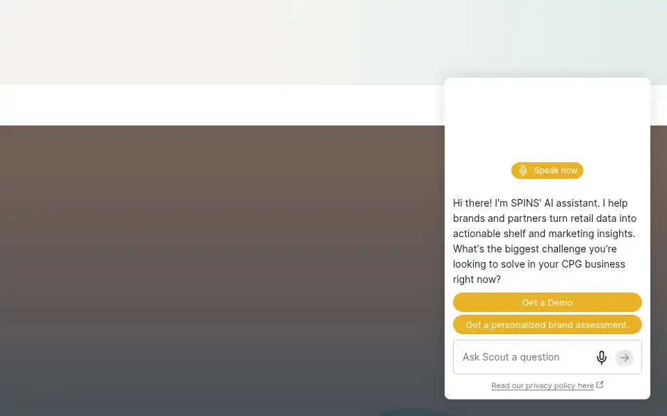 Screenshot of spins.com