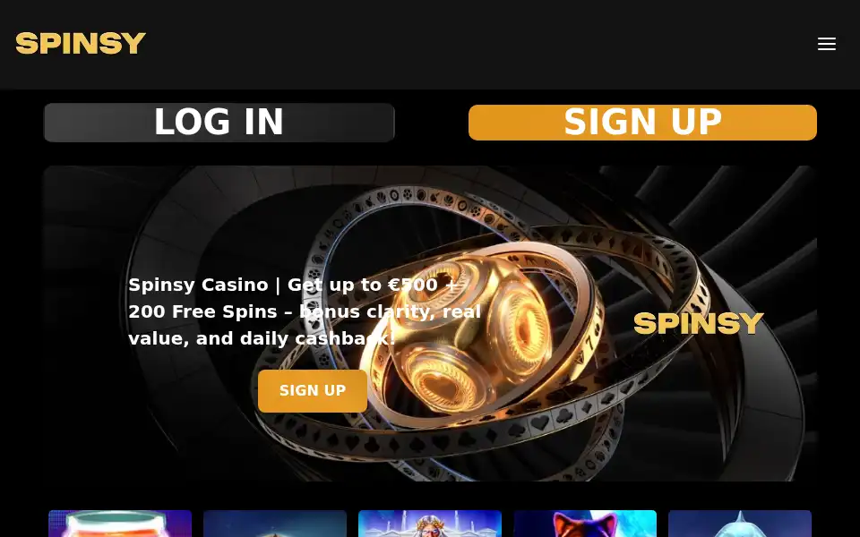 Screenshot of spinsy19.com