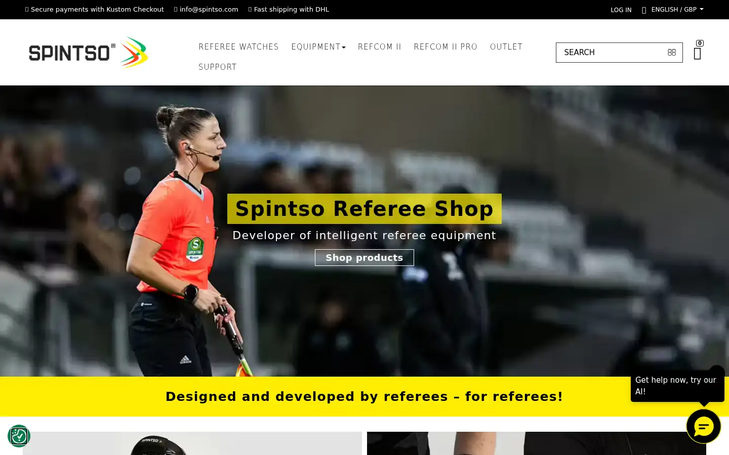 Screenshot of spintso.com