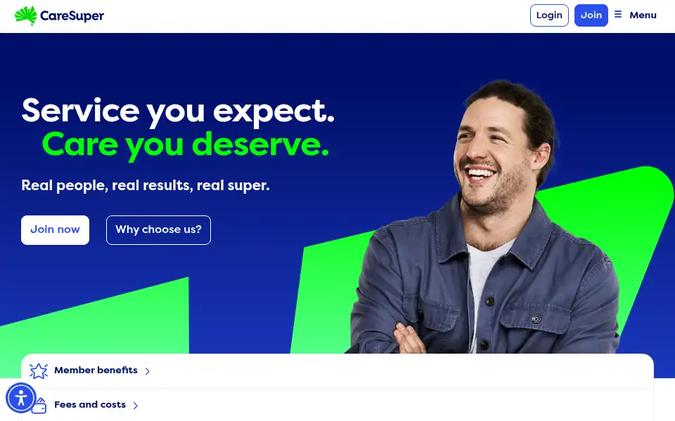 Screenshot of spiritsuper.com.au