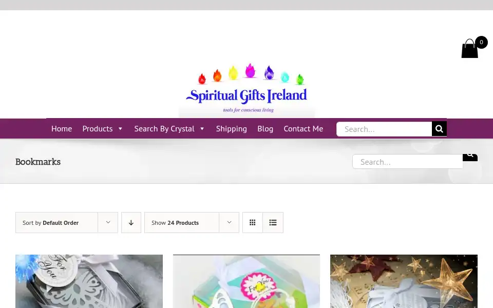 Screenshot of spiritualgiftsireland.com