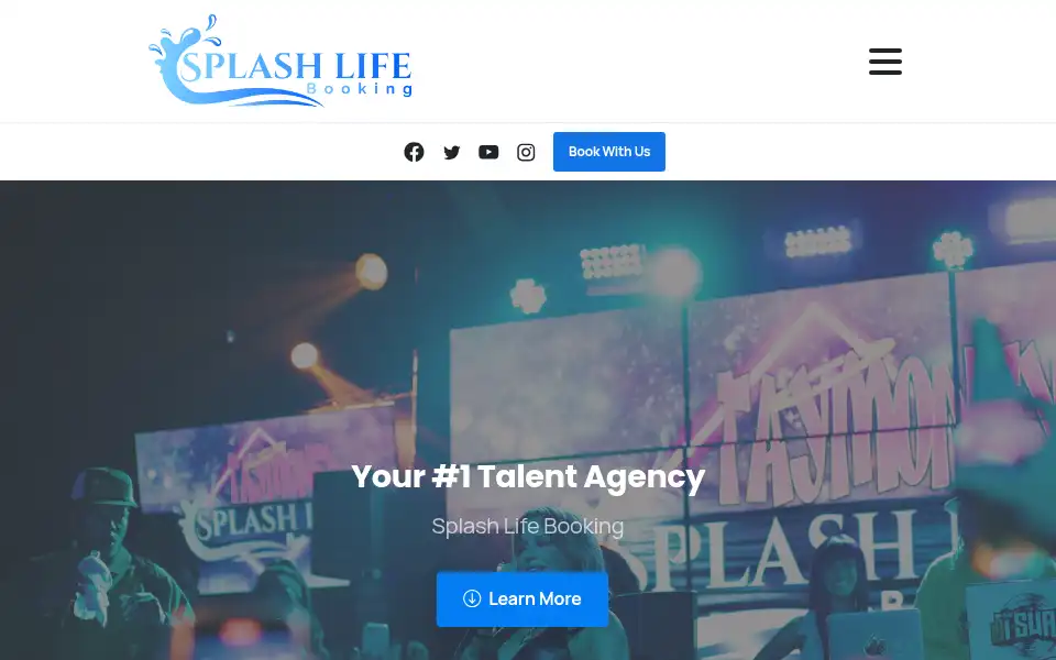 Screenshot of splashlifebooking.com