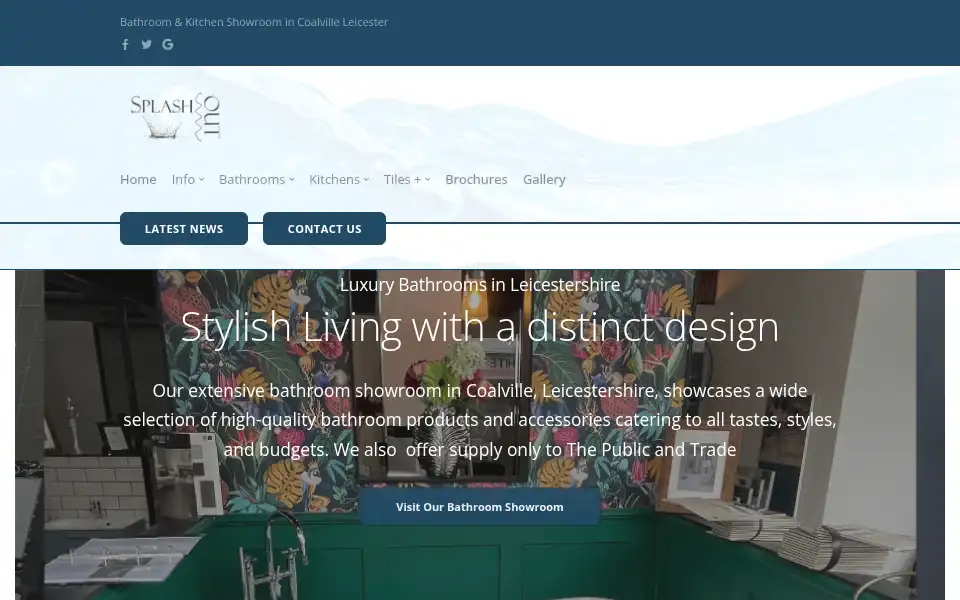 Screenshot of splashout.co.uk