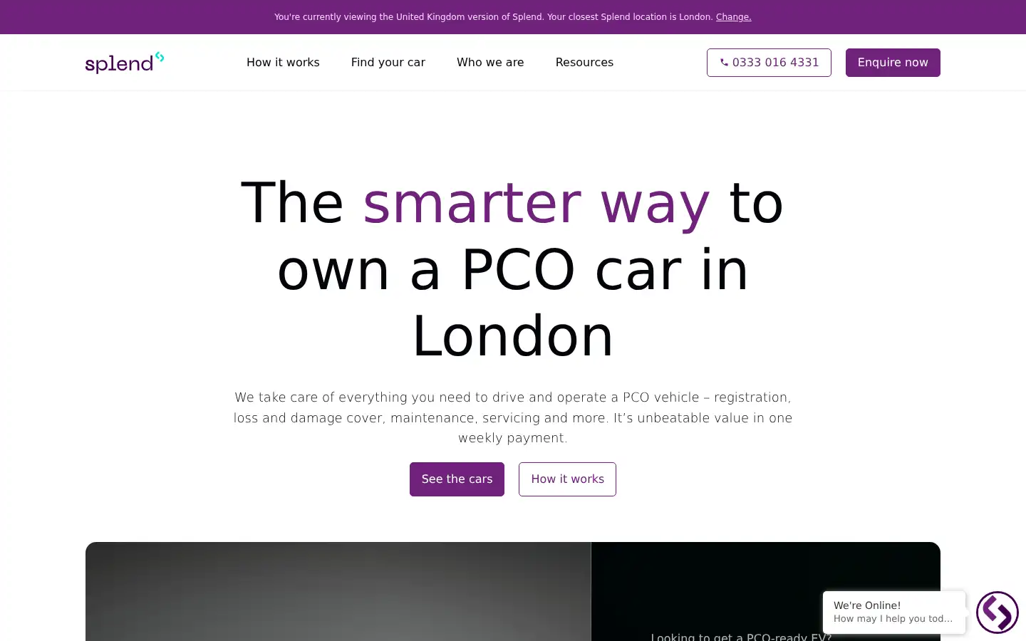 Screenshot of splend.co.uk