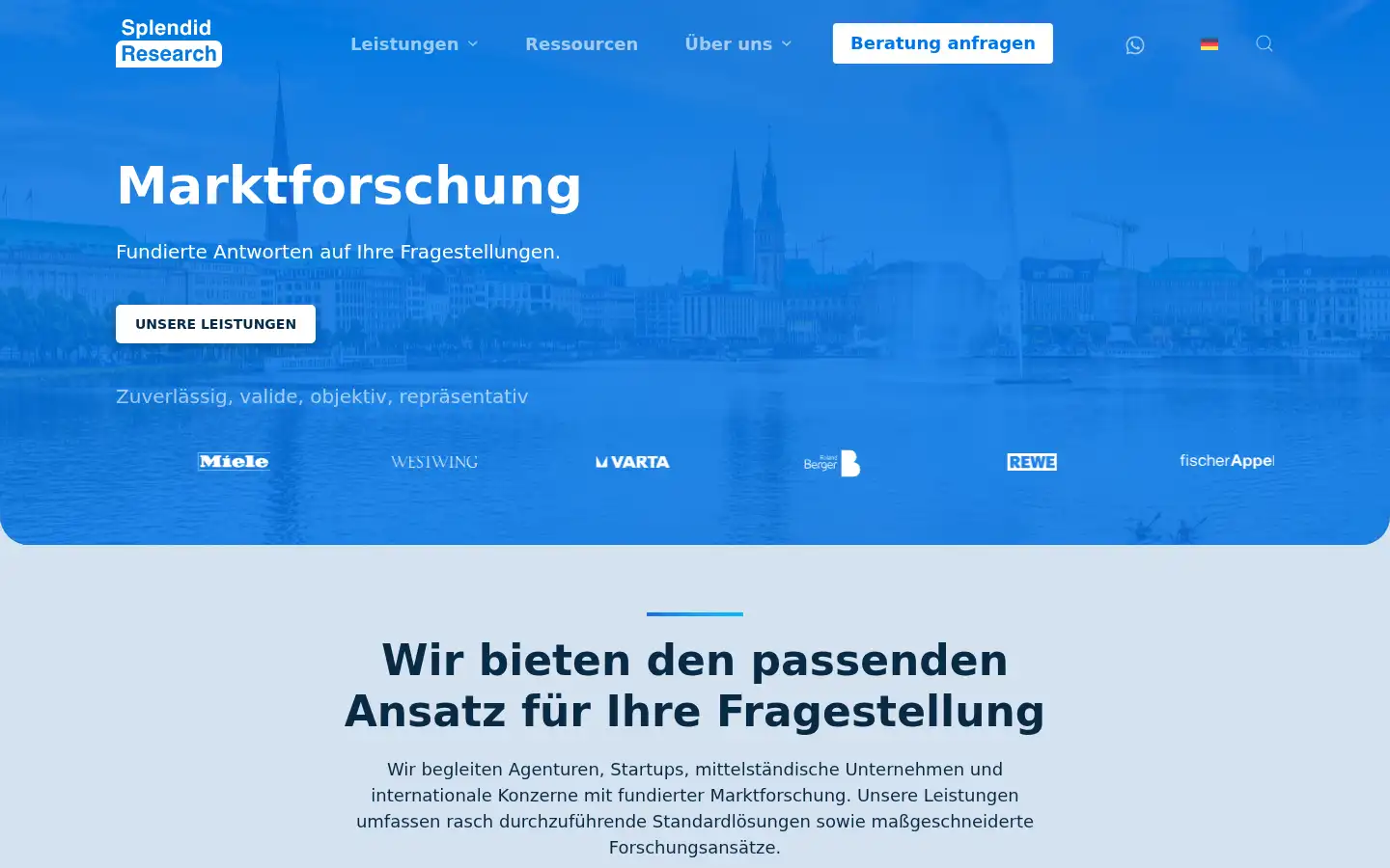 Screenshot of splendid-research.com