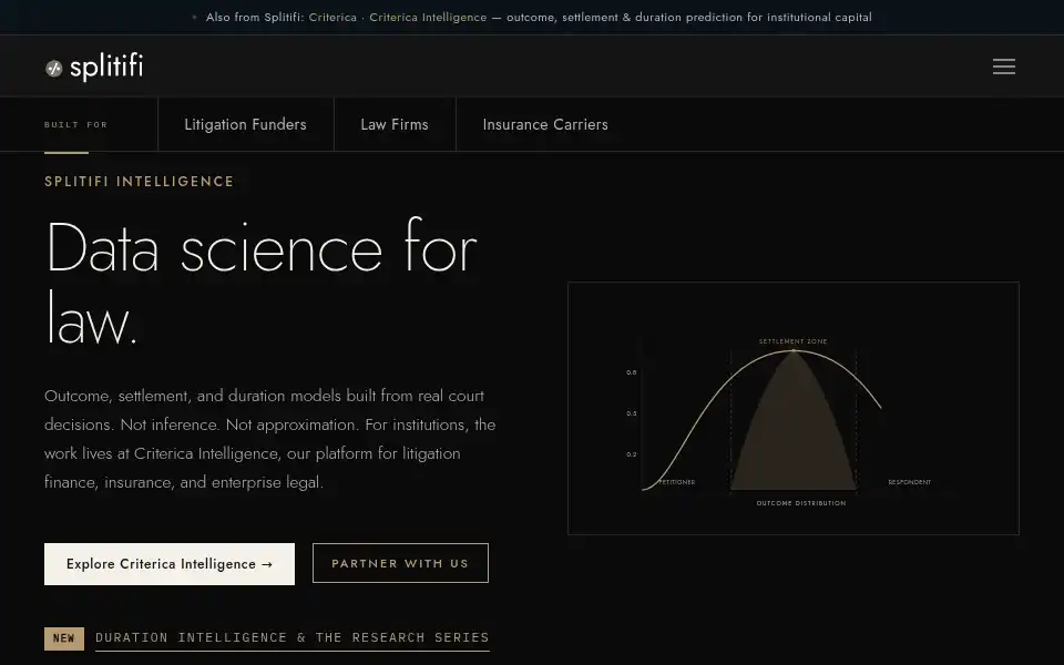 Screenshot of splitifi.io