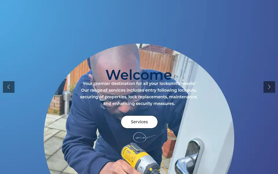 Screenshot of splocksmith.co.uk