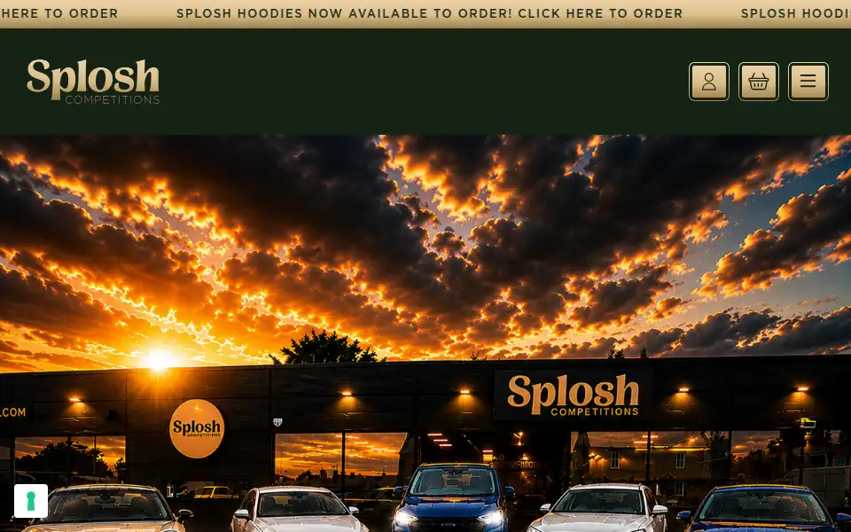 Screenshot of sploshcompetitions.com