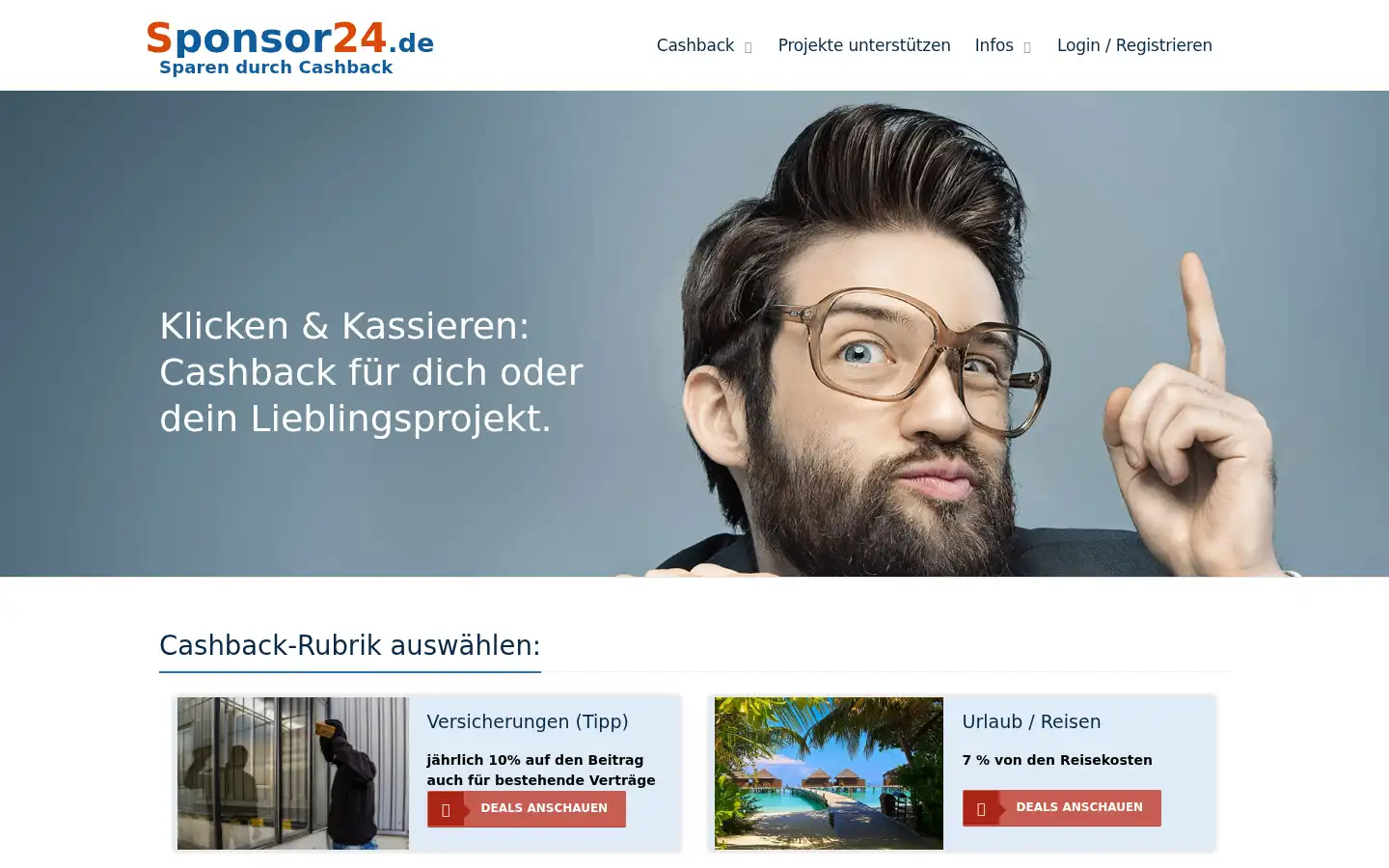 Screenshot of sponsor24.de