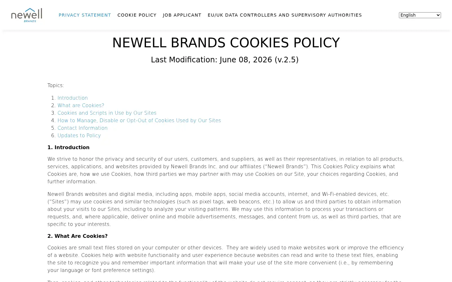 Screenshot of spontex.co.uk