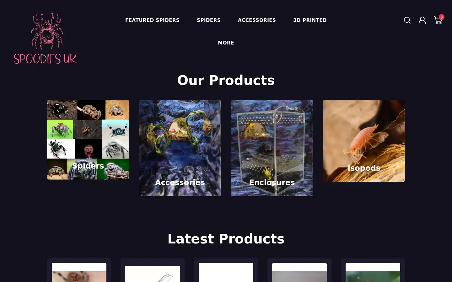 Screenshot of spoodies.com