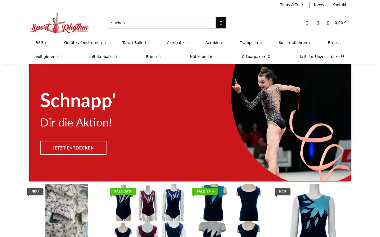 Screenshot of sport-rhythm.com