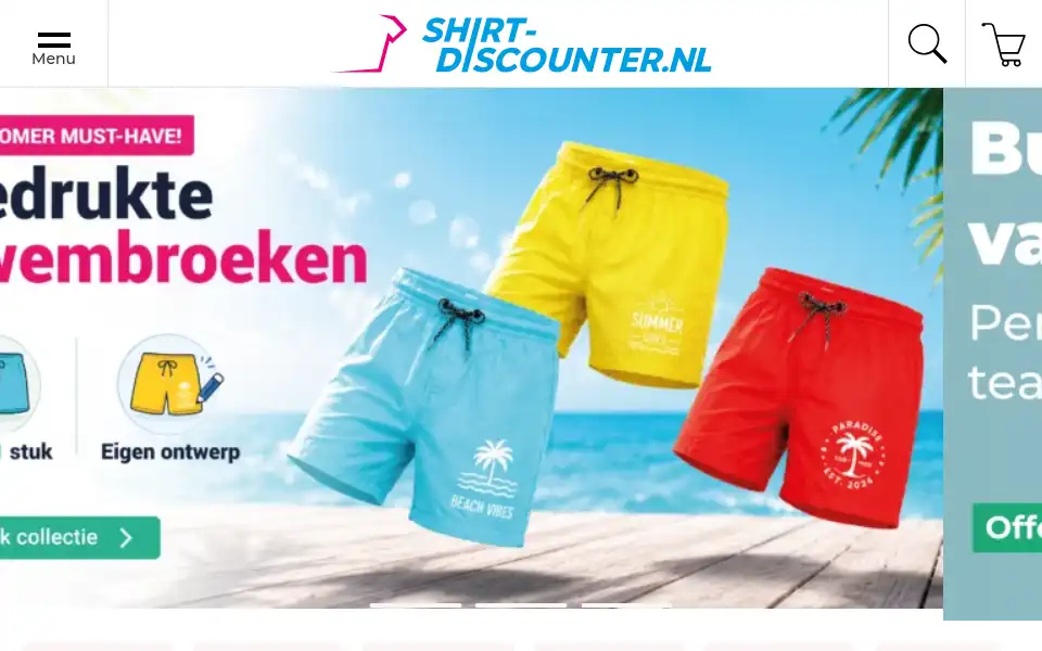 Screenshot of sport-shirts.nl