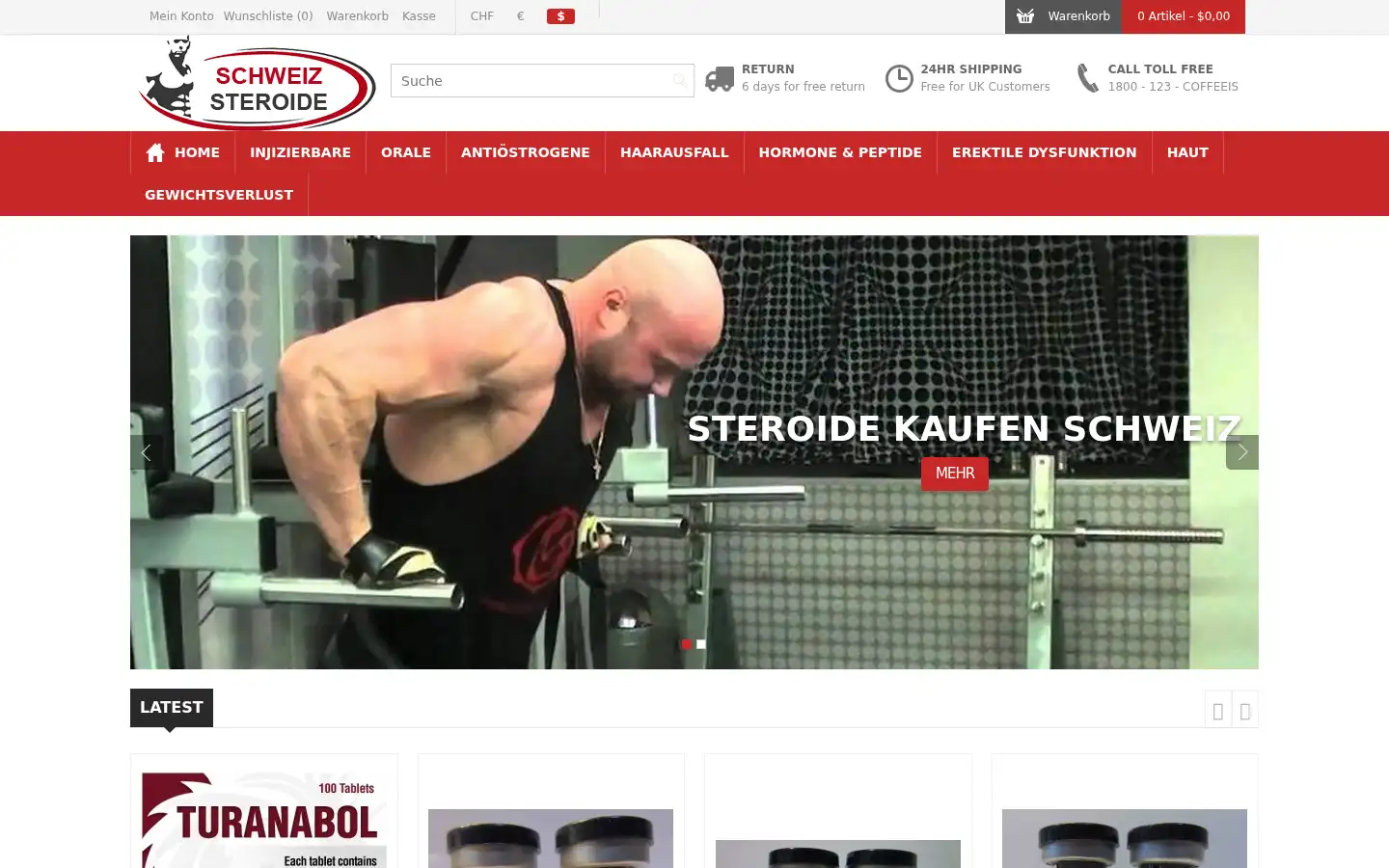 Screenshot of sport-tillskott.com